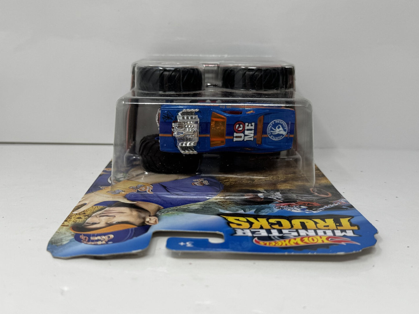 Hot Wheels Monster Trucks WWE John Cena 1:64 Diecast Blue and Orange
