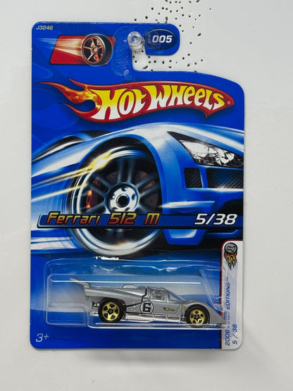 Hot Wheels 2006 First Editions Ferrari 512M 1:64 Diecast