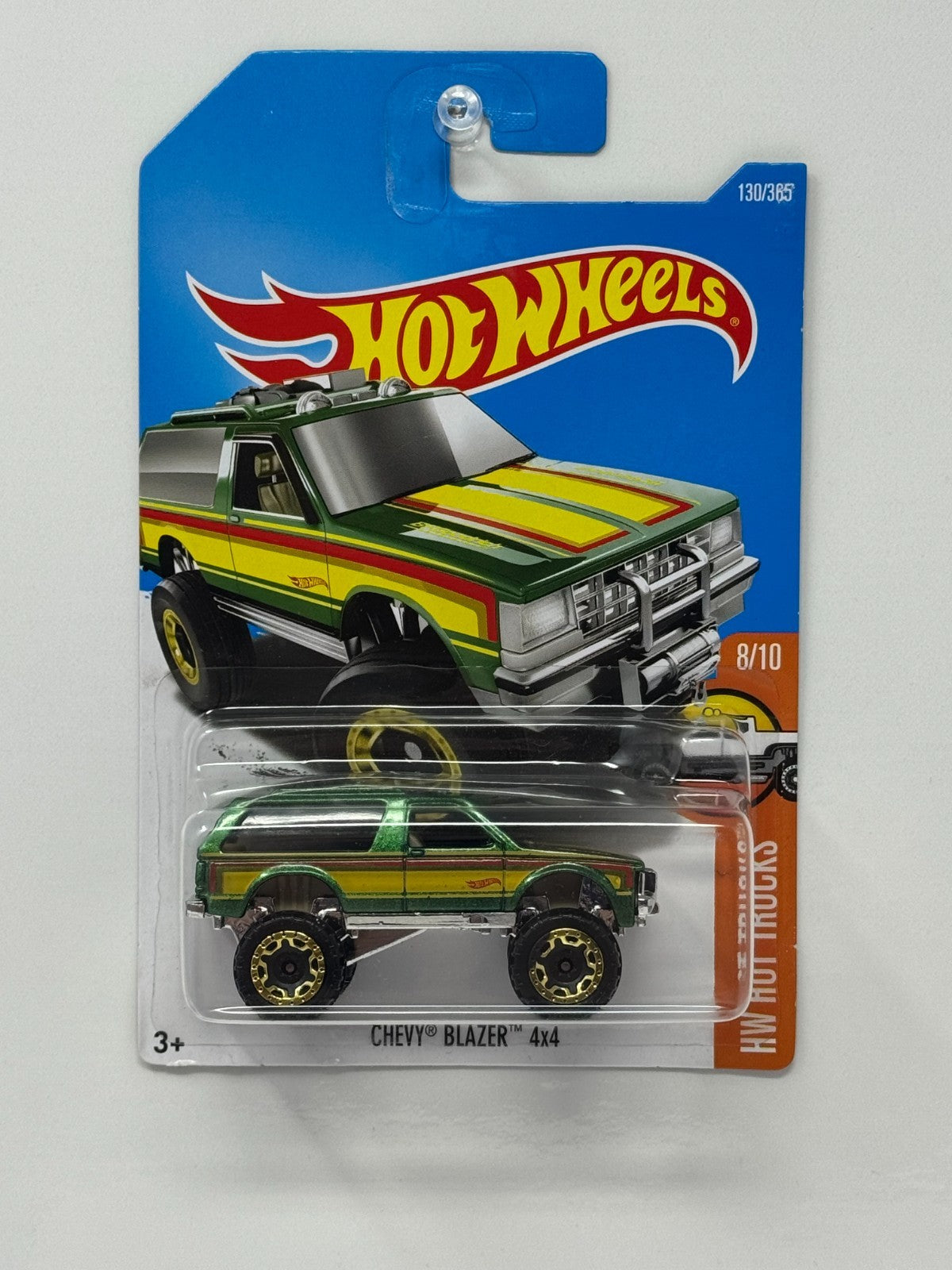 Hot Wheels Hot Trucks 1989 Chevy Blazer 4x4 1:64 Diecast V2