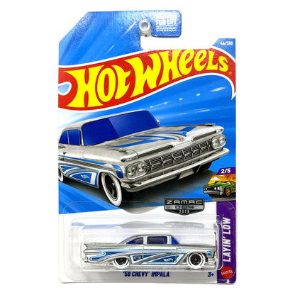 Hot Wheels ZAMAC Layin' Low 1959 Chevrolet Impala 1:64 Diecast
