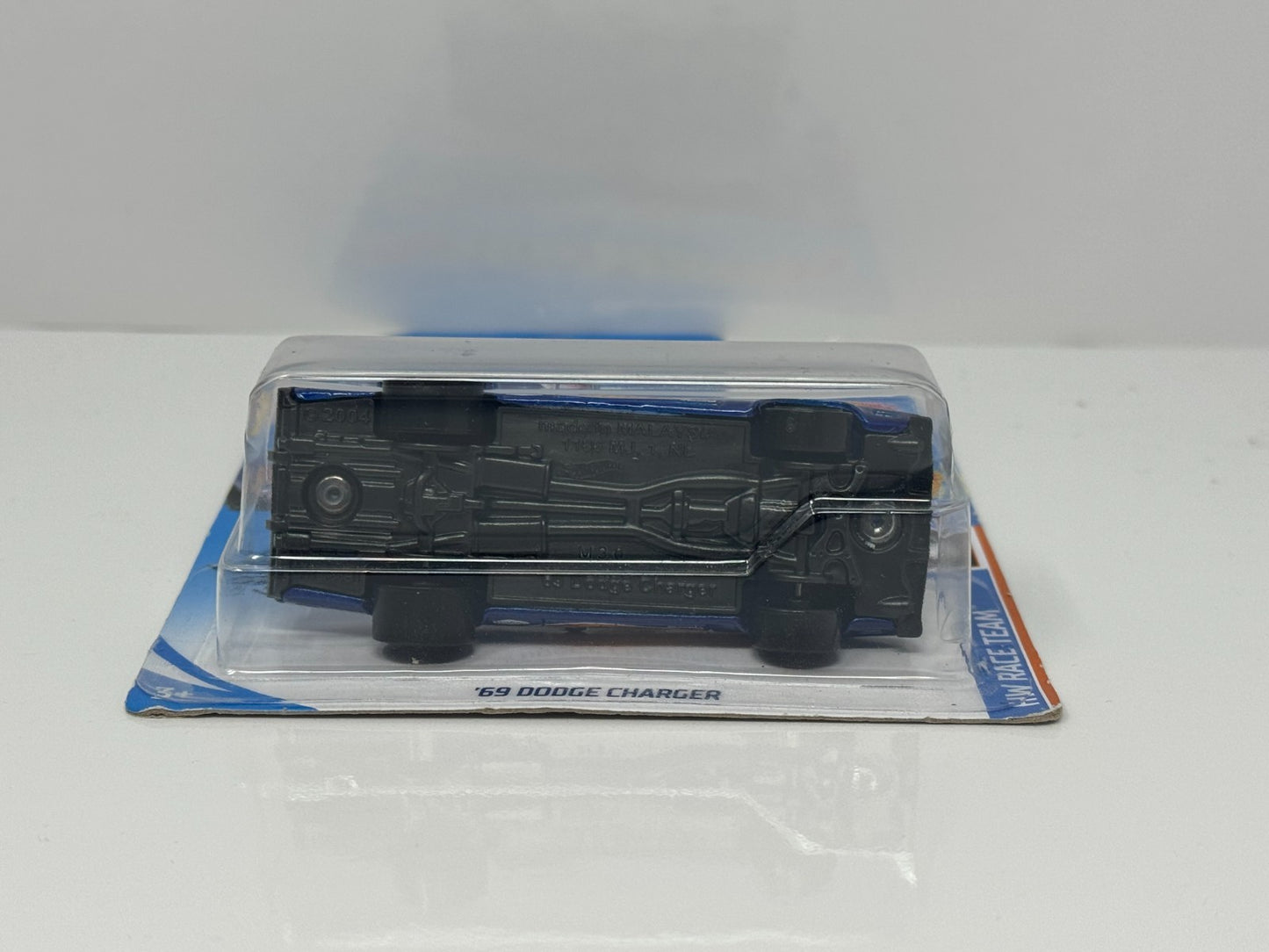 Hot Wheels Race Team 1969 Dodge Charger 1:64 Diecast Blue