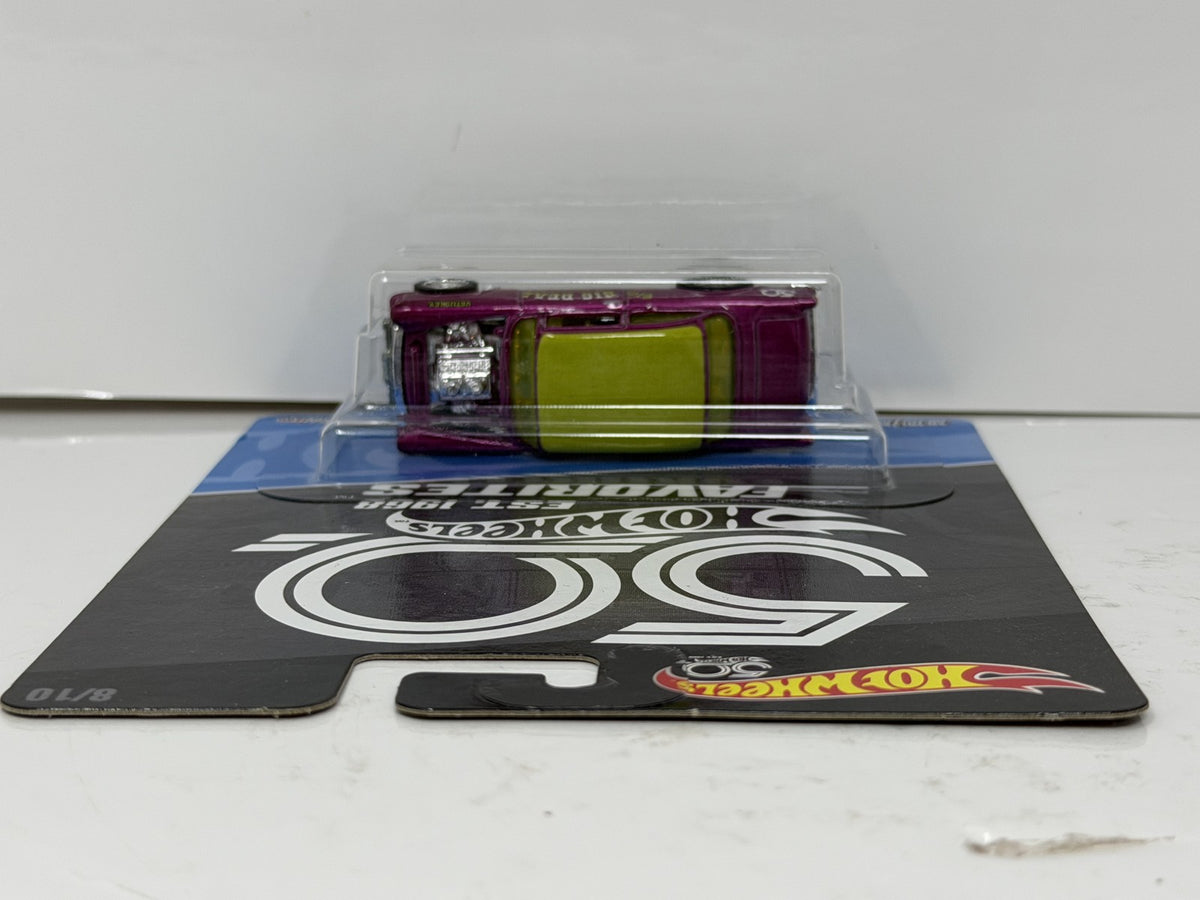 Hot Wheels 50th Favorites 1955 Chevrolet Bel Air Gasser 1:64 Diecast Real Riders