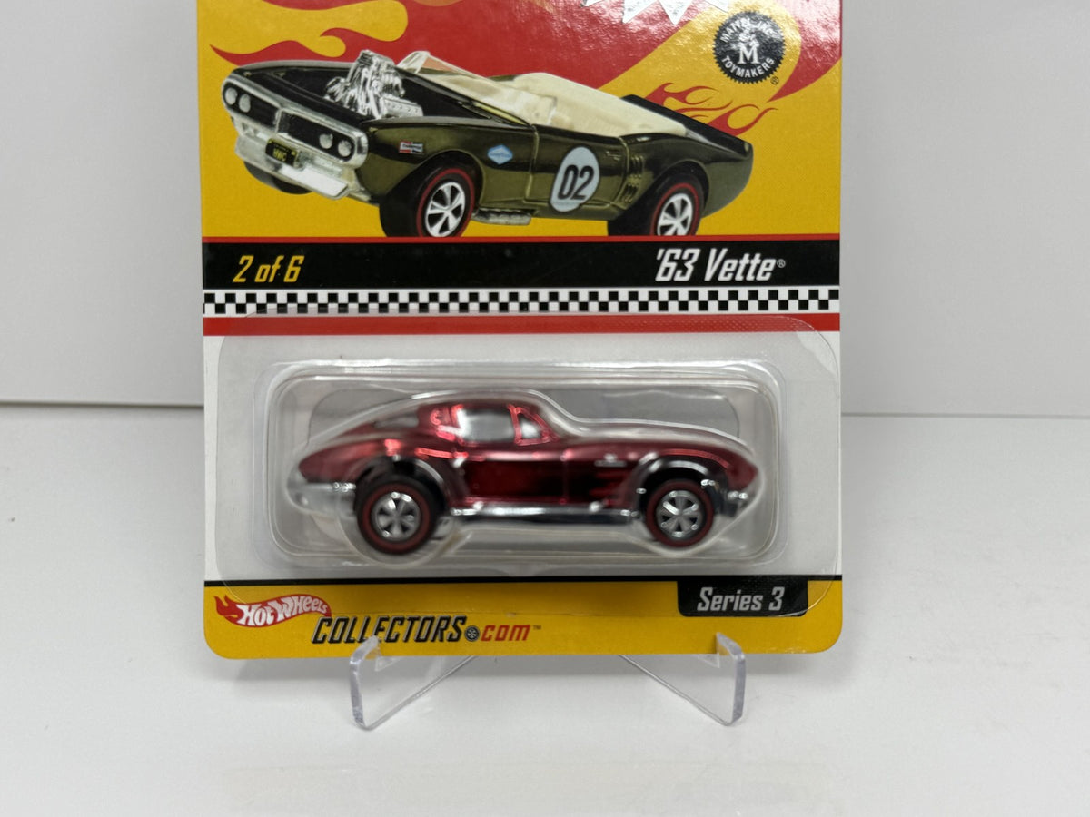 Hot Wheels Neo-Classics 1963 Corvette Series 3 1:64 Diecast 3410/10500