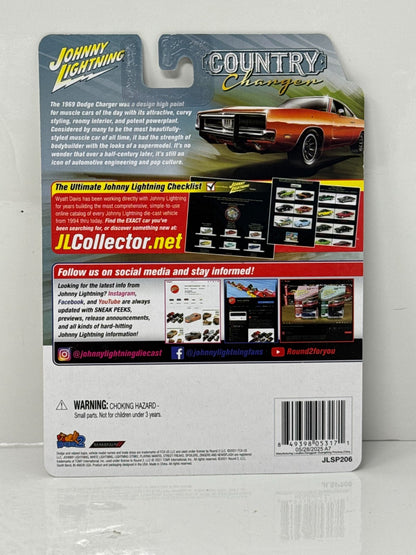 Johnny Lightning Country Charger 1969 Dodge Charger R/T 1:64 Diecast