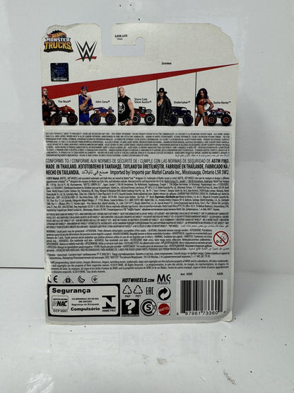 Hot Wheels Monster Trucks WWE Seth Rollins 1:64 Diecast Black and Red