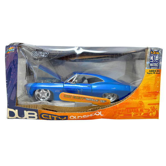 Jada Dub City Old Skool 1967 Chevy Impala SS 1:24 Diecast Colorado Custom Wheels