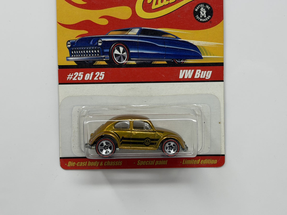 Hot Wheels Classics Series 1 Volkswagen VW Bug 1:64 Diecast Gold