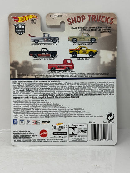 Hot Wheels Premium Shop Trucks Custom 1962 Chevy Pickup 1:64 Diecast DOME DAMAGE