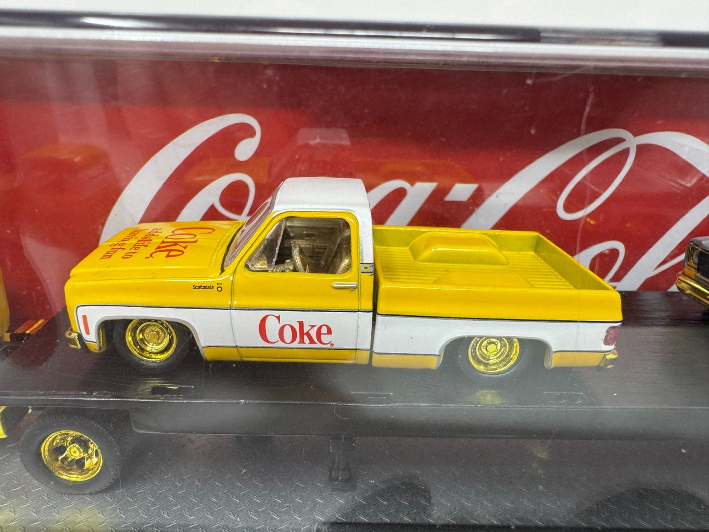 M2 Machines Auto Haulers Chevrolet Pickup Truck Set Coca-Cola 164 Diecast Custom