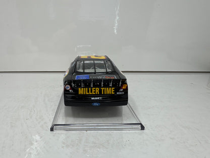 Action Nascar #2 Rusty Wallace Miller Lite Black 2002 Ford Taurus 1:24 Diecast