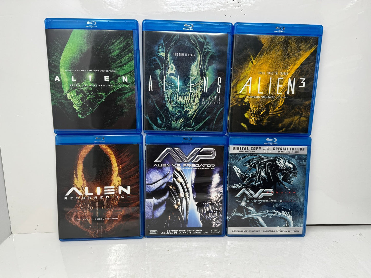 Alien Quadrilogy + Alien vs Predator 1 & 2 Blu-ray 6-Movie Sci-Fi Collection