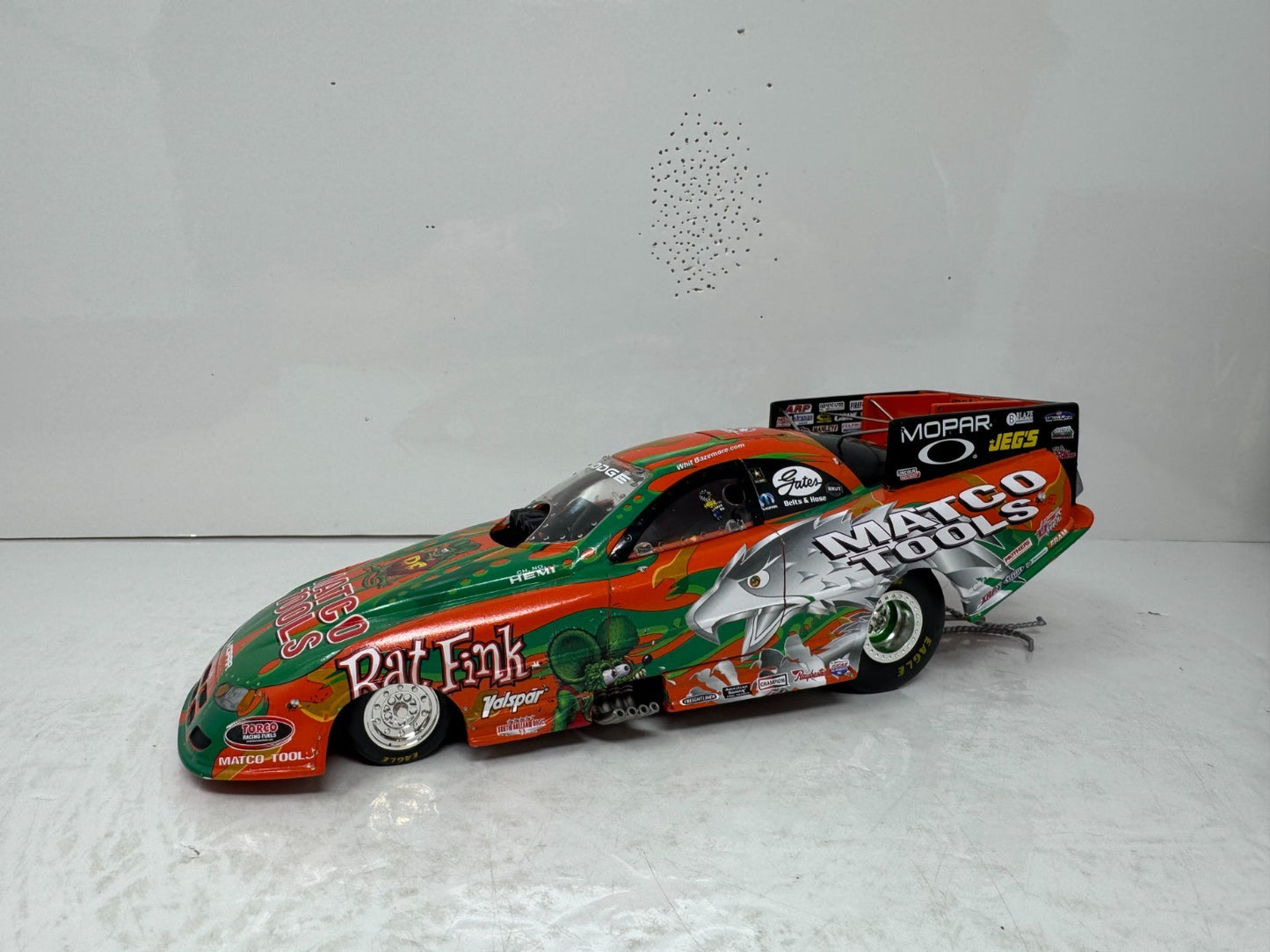 Racing Champions NHRA Whit Bazemore Matco Rat Fink Dodge Funny Car 1:24 Diecast