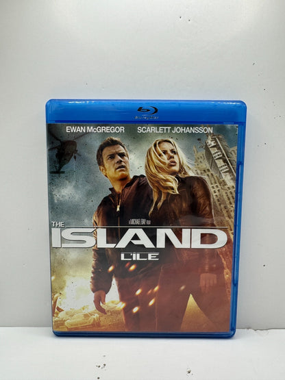 The Island (Blu-ray) Ewan McGregor Sci-Fi Good Condition!!!