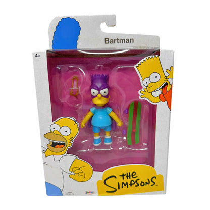 Jakks Pacific The Simpsons Bartman Bart with Skateboard Action Figure