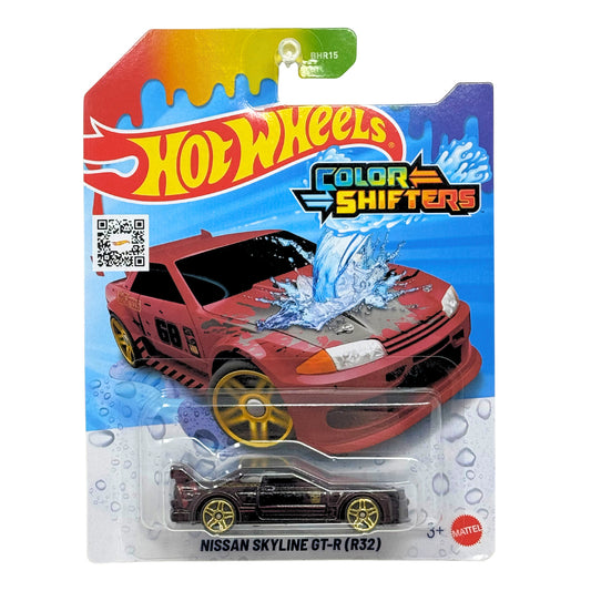 Hot Wheels Color Shifters Nissan Skyline GT-R (R32) 1:64 Diecast
