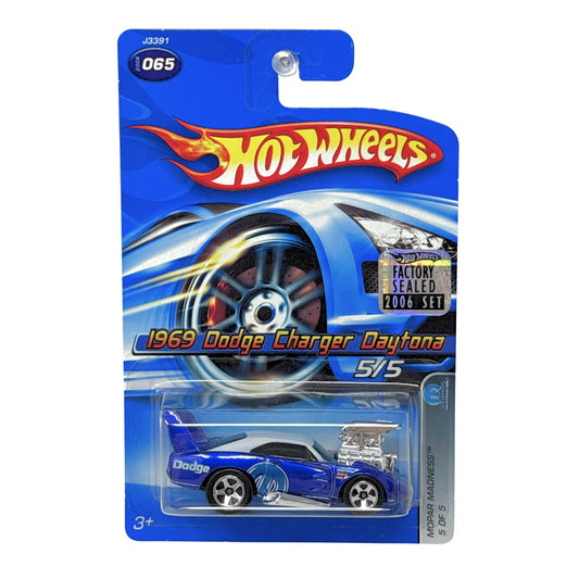 Hot Wheels Mopar Madness 1969 Dodge Charger Daytona 1:64 Diecast Factory Sealed