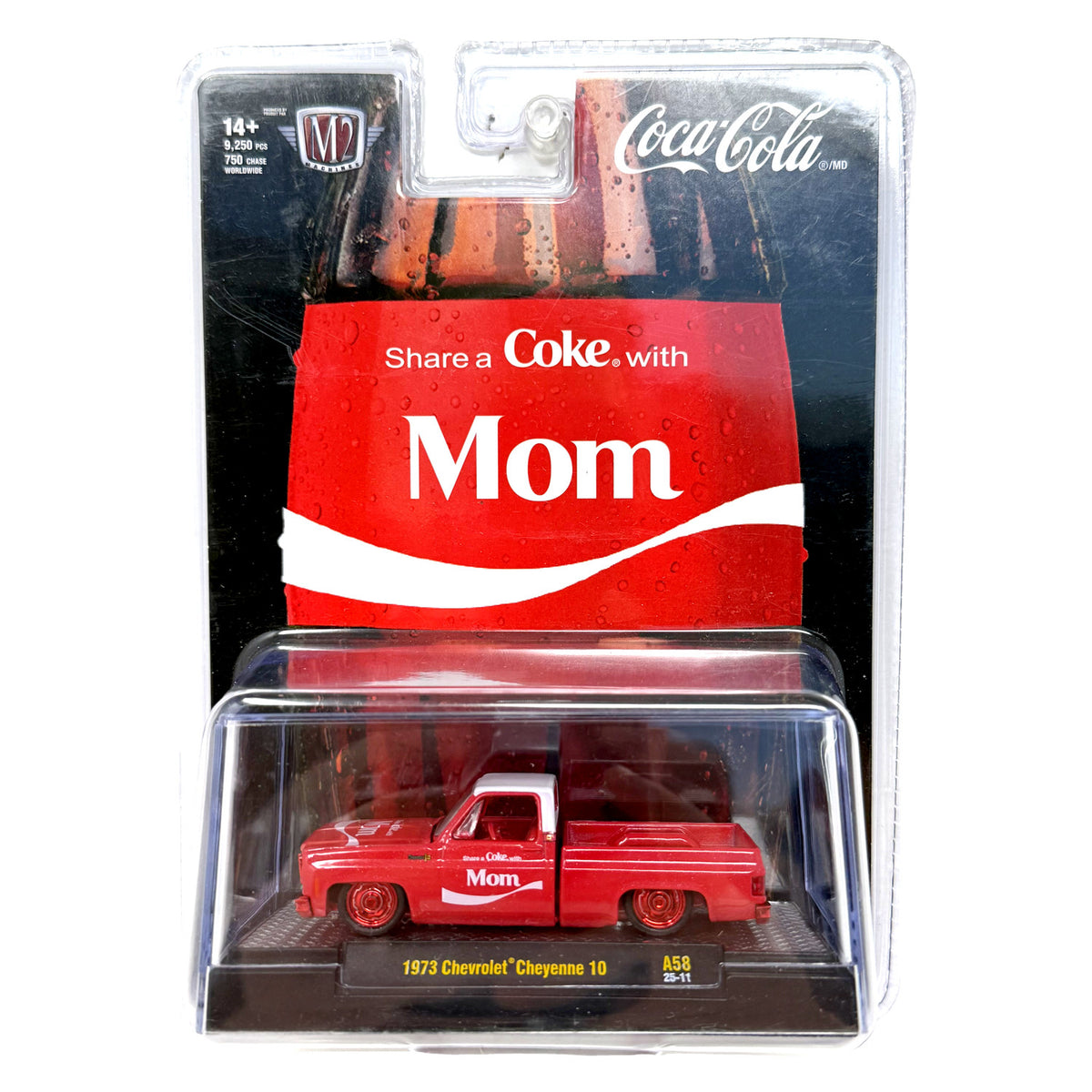 M2 Machines Coca-Cola Mom 1973 Chevrolet Cheyenne 10 CHASE 1:64 Diecast