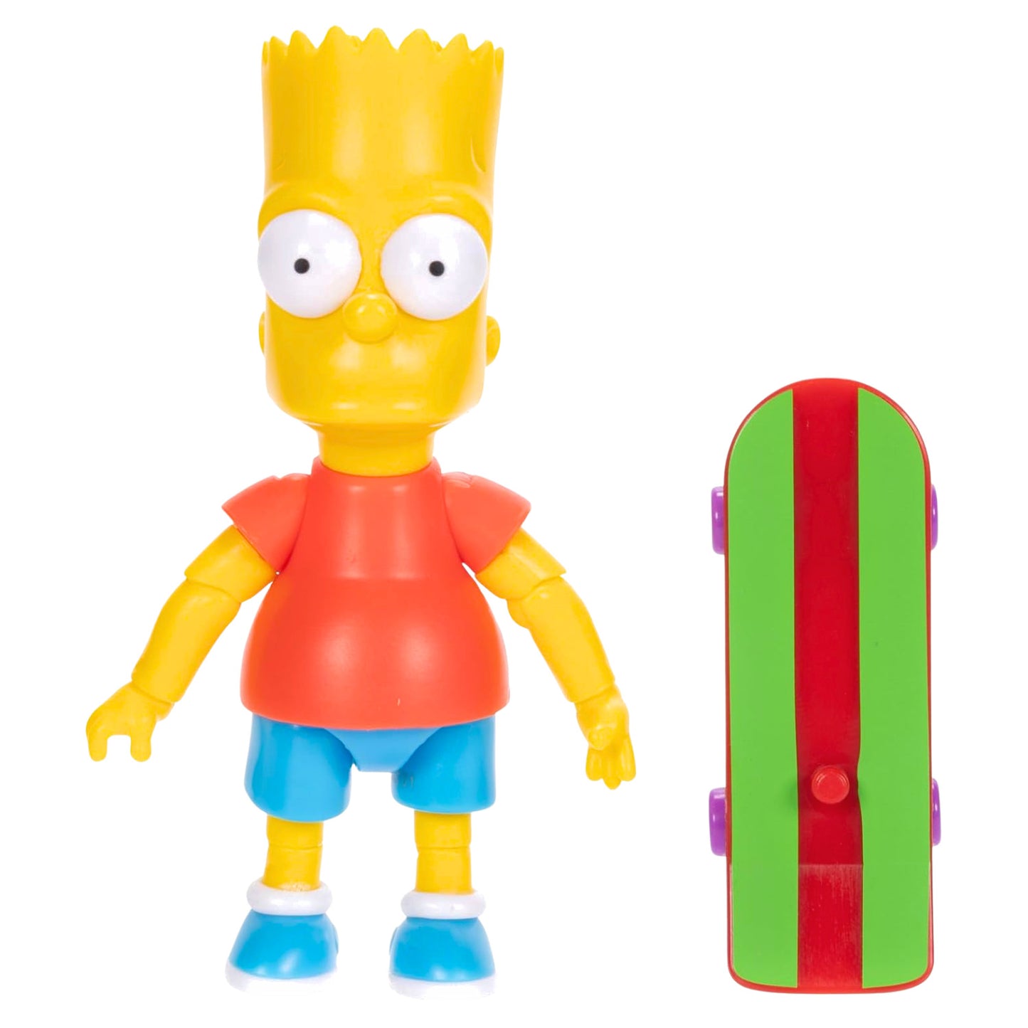 Jakks Pacific The Simpsons Bart with Skateboard Action Figure