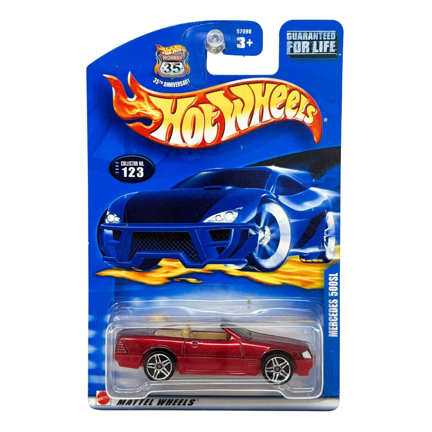 Hot Wheels Mercedes 500SL 1:64 Diecast Red