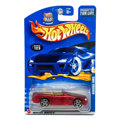 Hot Wheels Mercedes 500SL 1:64 Diecast Red