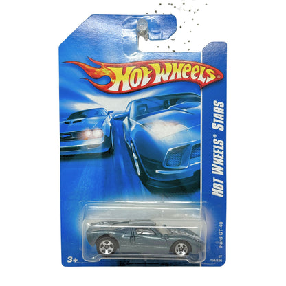 Hot Wheels Stars Ford GT-40 1:64 Diecast Gray