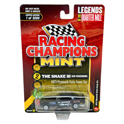 Racing Champions Mint The Snake III 1973 Plymouth Cuda Funny Car 1:64 Diecast
