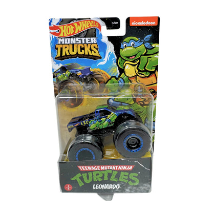 Hot Wheels Monster Trucks Leonardo Teenage Mutant Ninja Turtles 1:64 Diecast