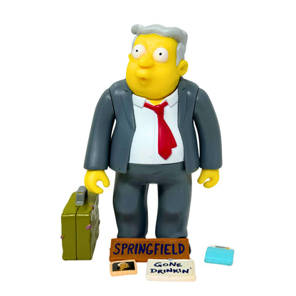 Simpsons World of Springfield Larry Burns Figure Playmates