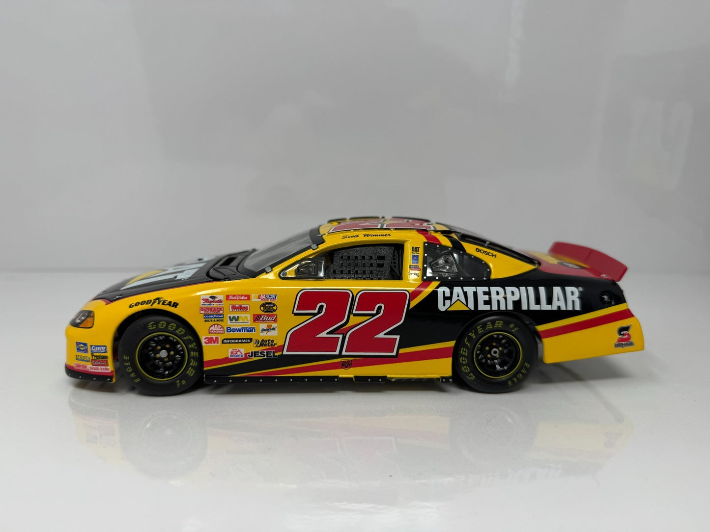 Team Caliber NASCAR Scott Wimmer #22 CAT 2004 Dodge 1:24 Diecast