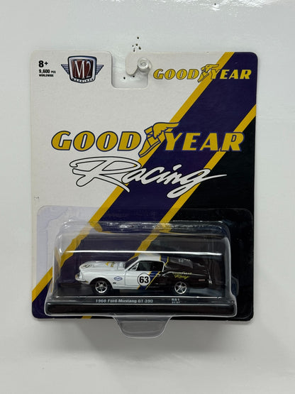M2 Machines Goodyear Racing 1968 Ford Mustang GT 390 1:64 Diecast