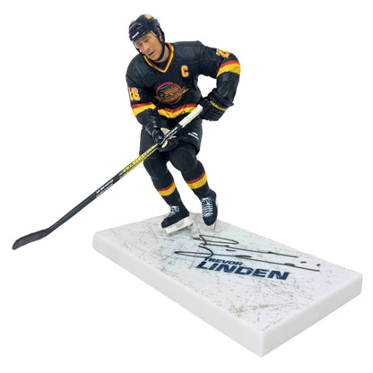 McFarlane NHL Trevor Linden Vancouver Canucks Figure Auto Signed