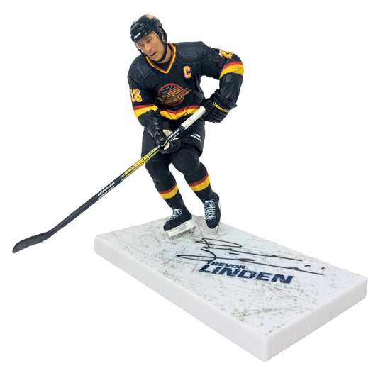 McFarlane NHL Trevor Linden Vancouver Canucks Figure Auto Signed