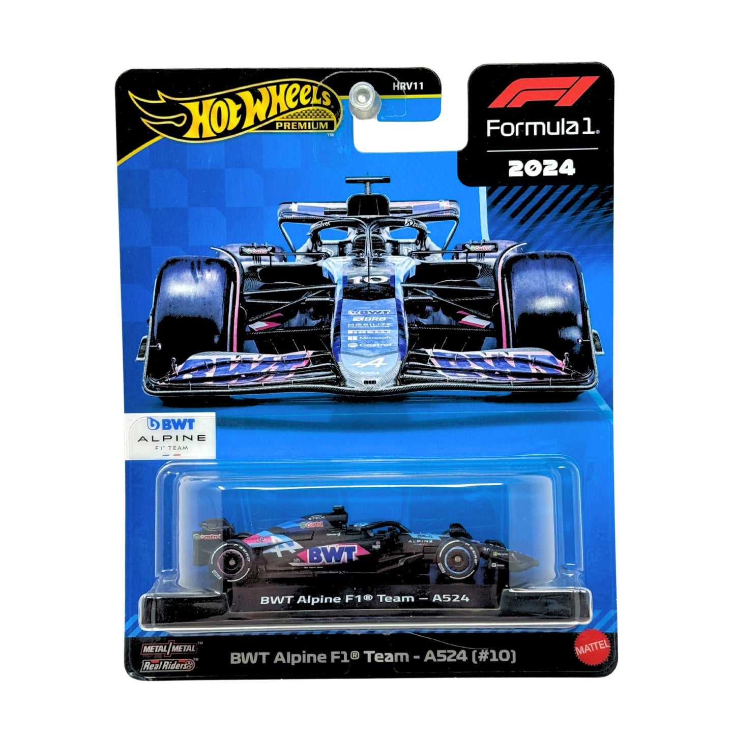Hot Wheels Premium Formula 1 BWT Alpine F1 Team A524 1:64 Diecast
