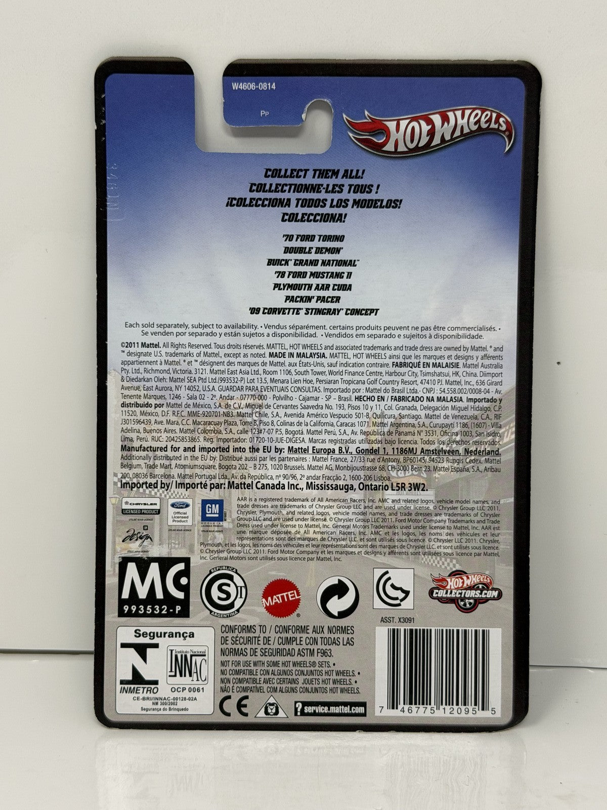 Hot Wheels Boulevard 2009 Corvette Stingray Concept 1:64 Diecast Real Riders