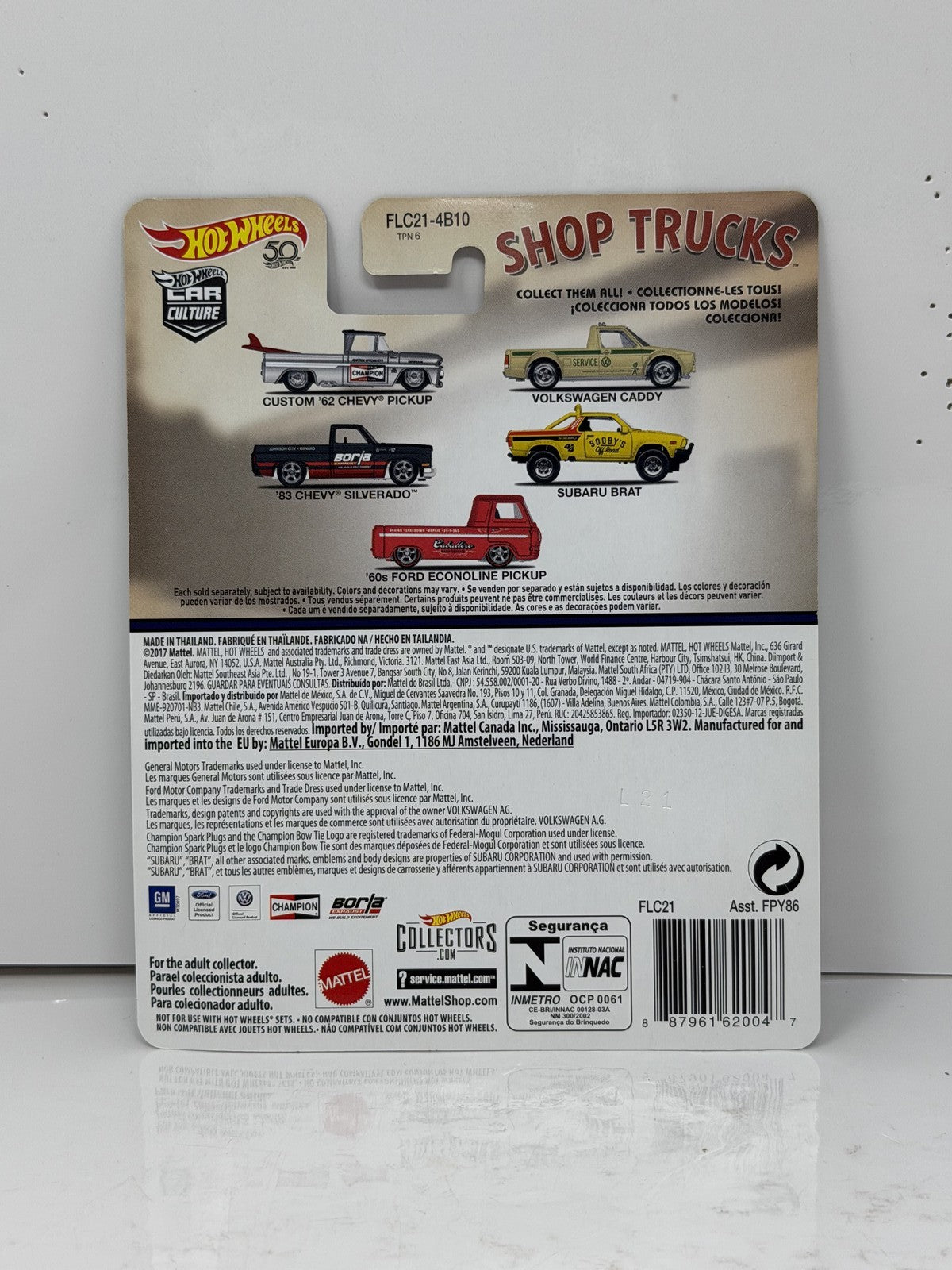 Hot Wheels Shop Trucks Volkswagen Caddy 1:64 Diecast Real Riders