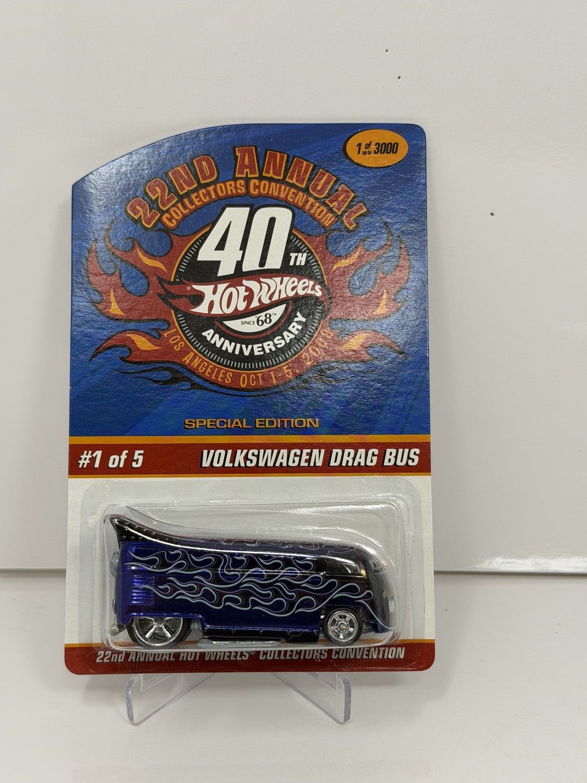 Hot Wheels 2008 22nd Collectors Convention Volkswagen Drag Bus 1:64 Diecast