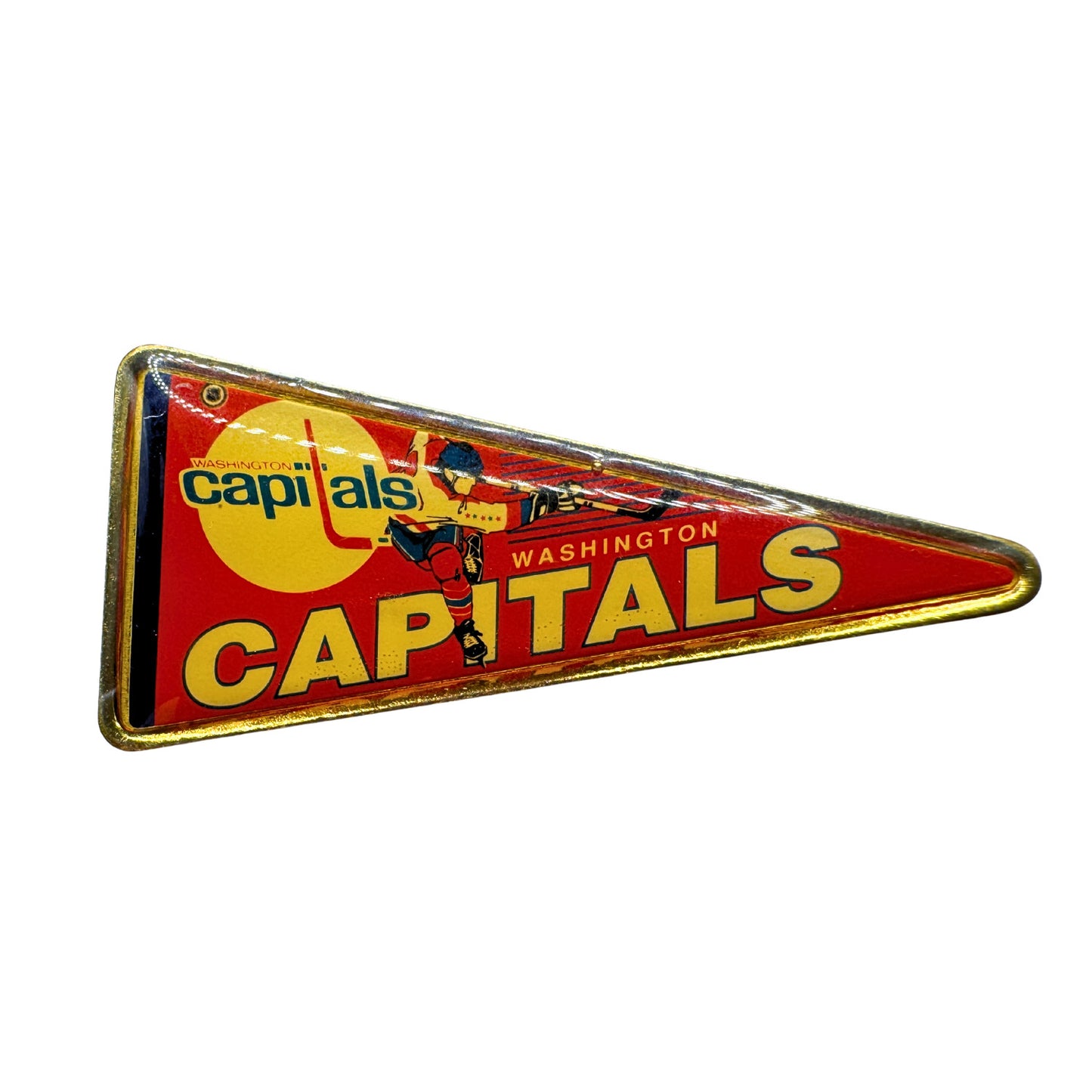 Washington Capitals Banner Pennant NHL Hockey Team Lapel Pin