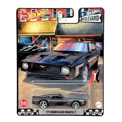 Hot Wheels Premium Boulevard #56 1971 Ford Mustang Mach 1 1:64 Diecast