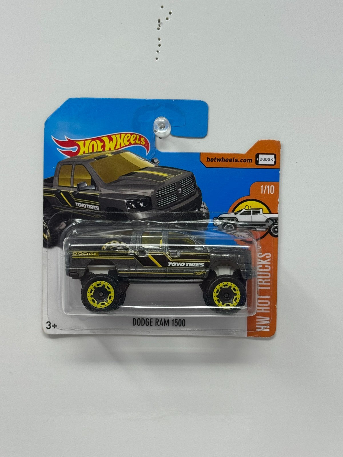 Hot Wheels Hot Trucks Dodge Ram 1500 1:64 Diecast Short Card V2