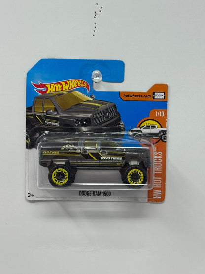 Hot Wheels Hot Trucks Dodge Ram 1500 1:64 Diecast Short Card V2