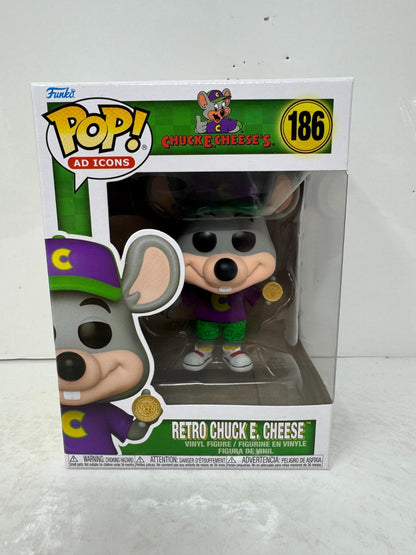 Funko Pop! AD Icons Chuck E. Cheese's #186 Retro Chuck E. Cheese Vinyl Figure