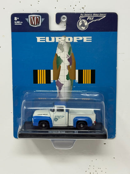 M2 Machines Europe 1956 Ford F-100 Truck 1:64 Diecast