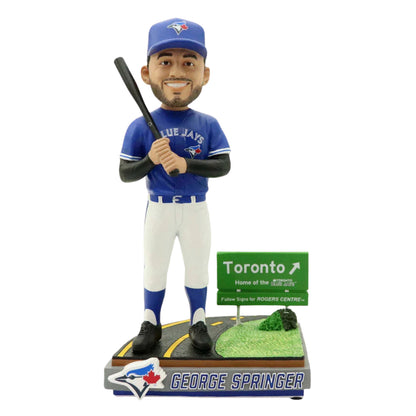 FOCO MLB Toronto Blue Jays George Springer Next Stop Toronto Bobblehead