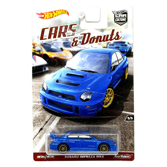 Hot Wheels Cars & Donuts Subaru Impreza WRX 1:64 Diecast Real Riders