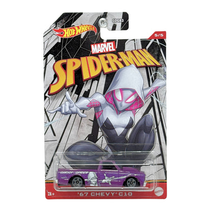 Hot Wheels Marvel Spider-Man 1967 Chevy C10 1:64 Diecast