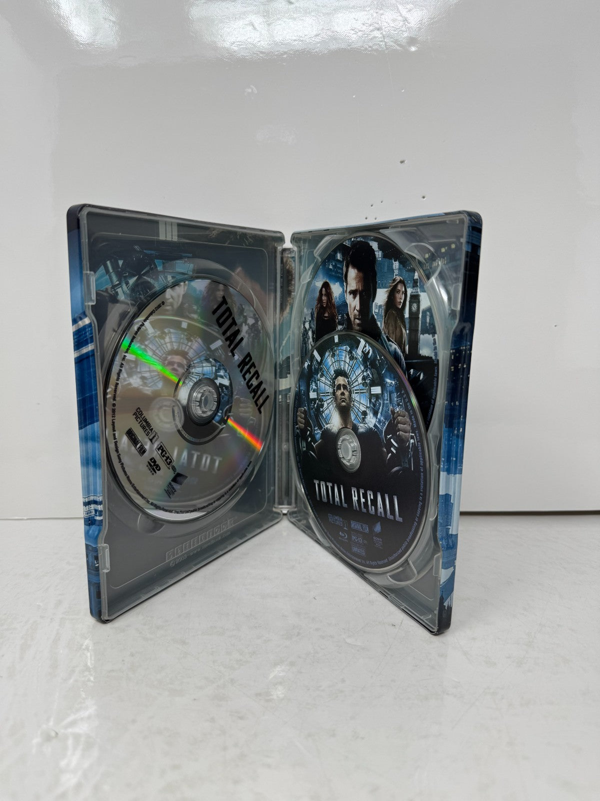 Total Recall (Blu-ray) Steelbook Colin Farrell Sci-Fi Good Condition!!!