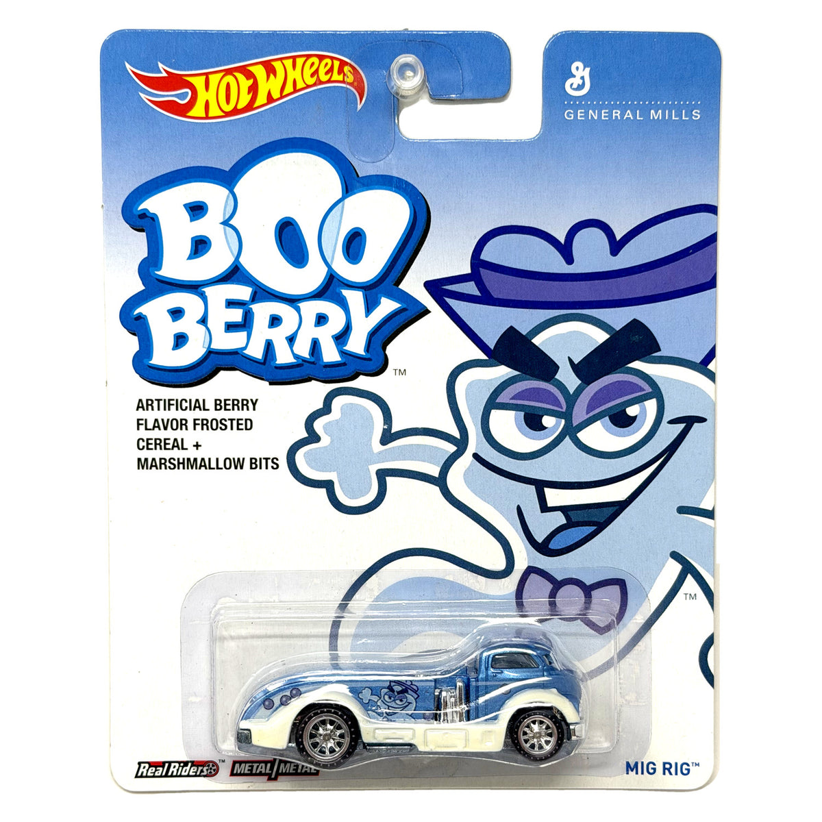 Hot Wheels General Mills Boo Berry Mig Rig 1:64 Real Riders