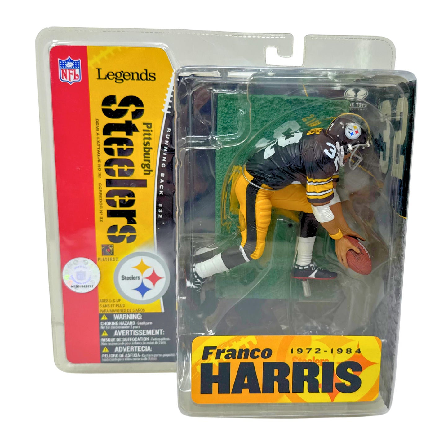 McFarlane NFL Franco Harris Pittsburgh Steelers Legends Series 1 Figure