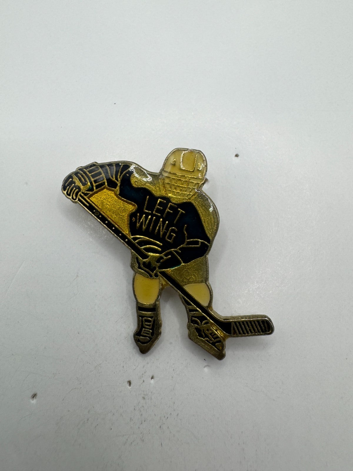 Left Wing Player NHL Hockey Lapel Pin