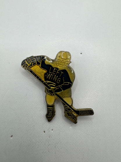 Left Wing Player NHL Hockey Lapel Pin